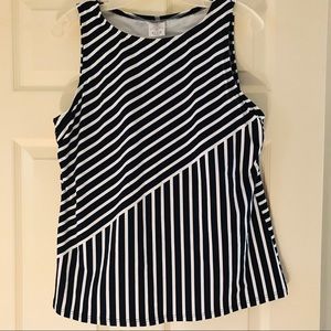 NWT Land’s End high-neck tankini swim top, size 16